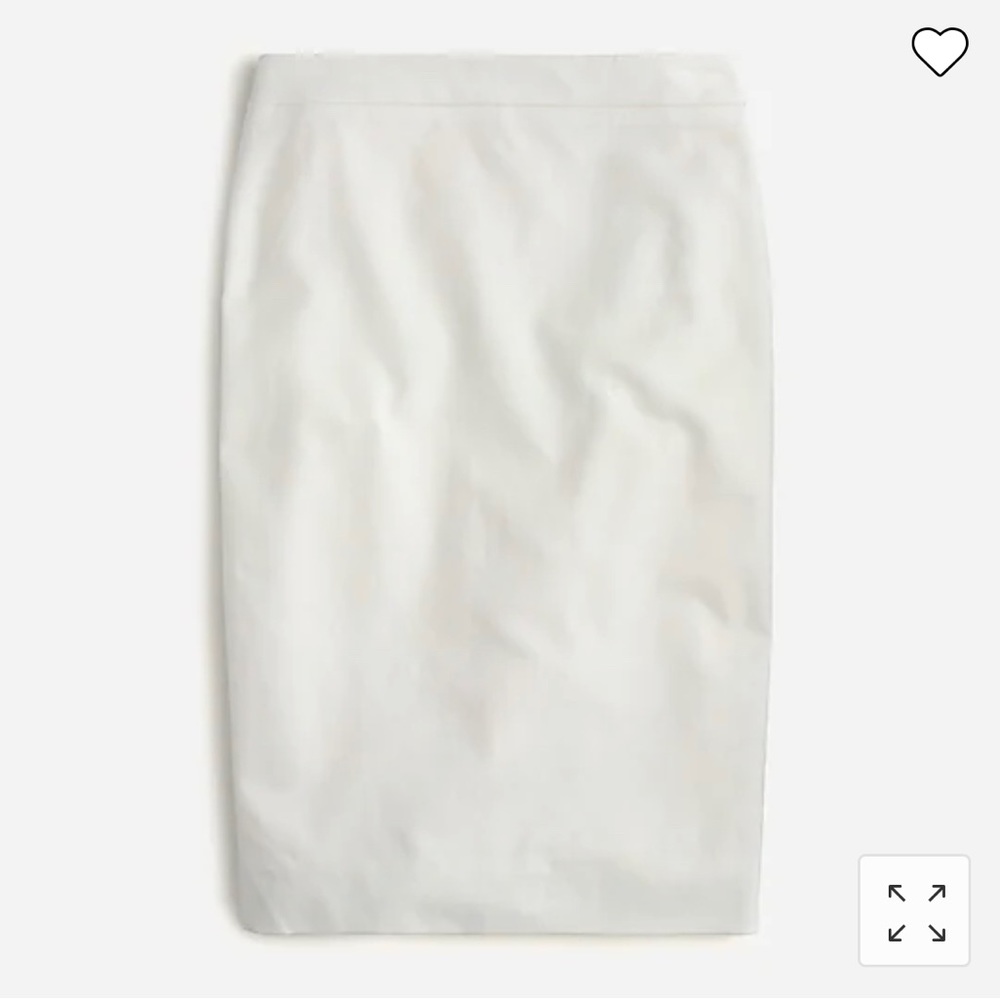 J. Crew Pencil Skirt in bi-stretch cotton